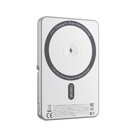 Wiwu Wi-P034 Dijital LED Göstergeli Standlı Kablosuz Powerbank 5000mAh 15W