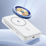 Wiwu Wi-P043 LED Işık Göstergeli Standlı Taşınabilir M-safe Wireless Powerbank 10.000mAh 15W
