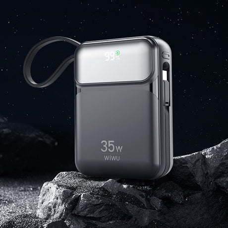 Wiwu Wi-P052 Galaxy Serisi Type-C Lightning Çıkışlı Taşınabilir Powerbank PD 35W 10000mAh