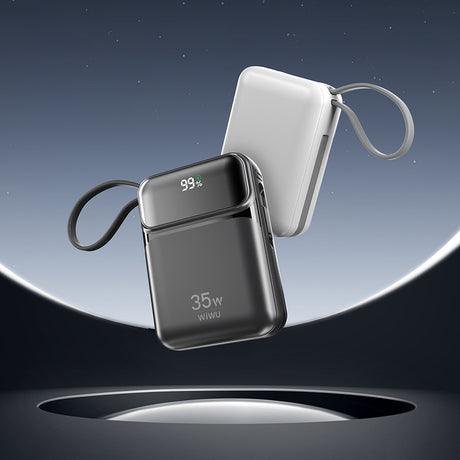 Wiwu Wi-P052 Galaxy Serisi Type-C Lightning Çıkışlı Taşınabilir Powerbank PD 35W 10000mAh