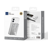 Wiwu Wi-P056 Taşınabilir Wireless Şarj ve PD Hızlı Şarj Özellikli Powerbank 15W 10000mAh