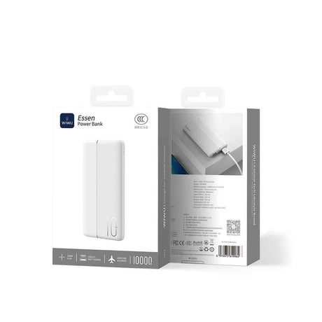 Wiwu Wi-P078 Essen Serisi LED Işık Göstergeli Taşınabilir Powerbank 10000mAh