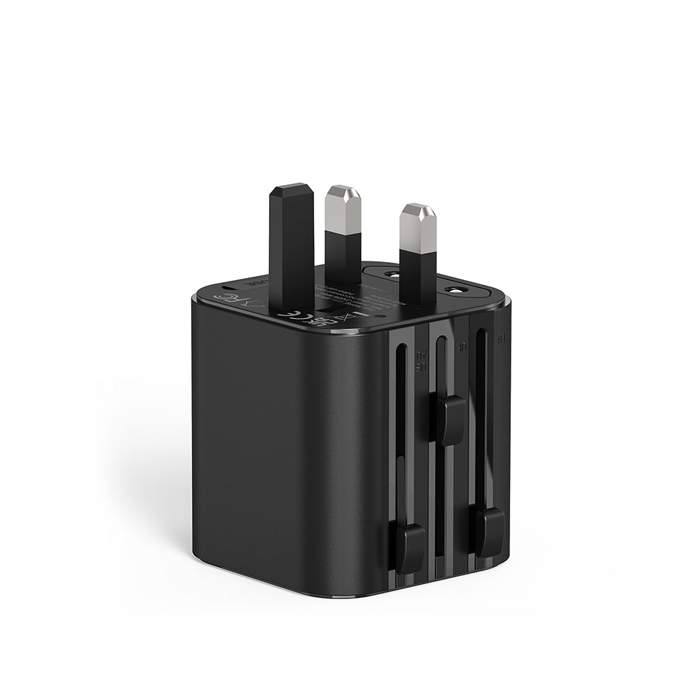 Wiwu Wi-UA005 Çoklu Universal TR/US/UK/AUS/EU Uyumlu Seyahat Şarj Adaptörü 2500W