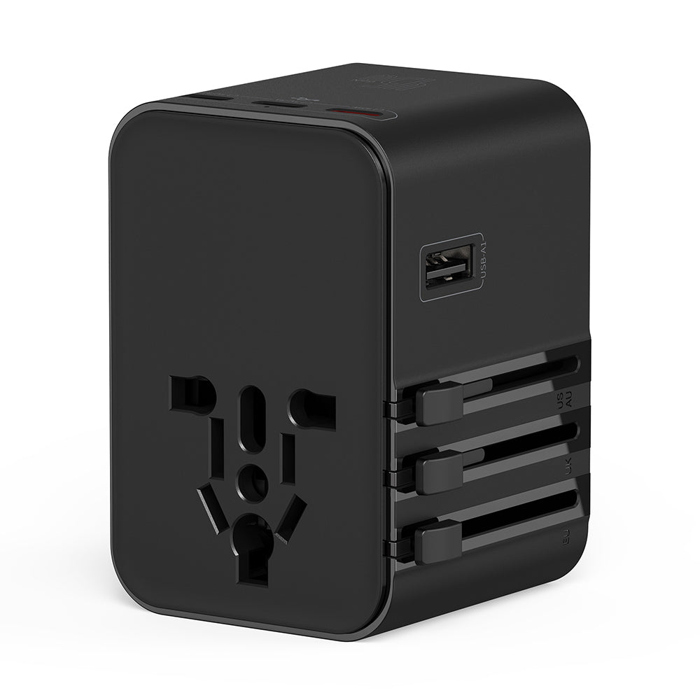 Wiwu Wi-UA006 Çoklu Universal TR/US/UK/AUS/EU Uyumlu Seyahat Şarj Adaptörü 45W