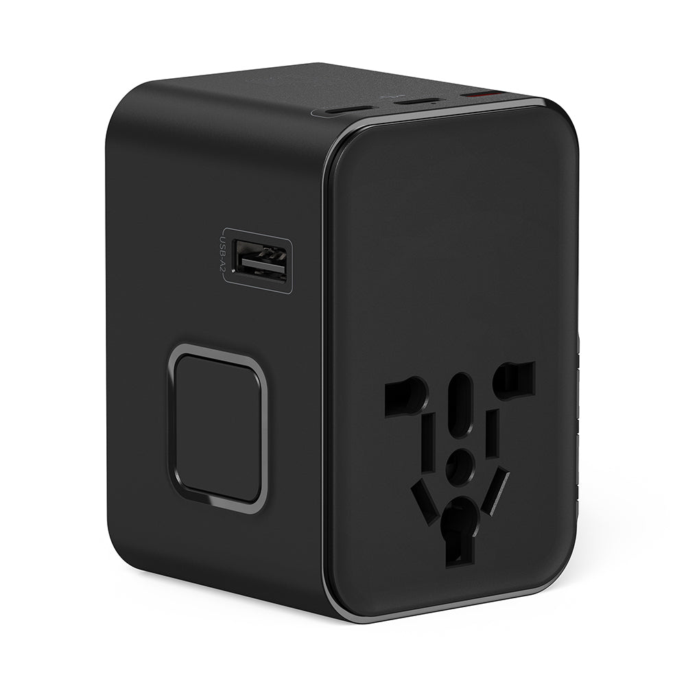 Wiwu Wi-UA006 Çoklu Universal TR/US/UK/AUS/EU Uyumlu Seyahat Şarj Adaptörü 45W