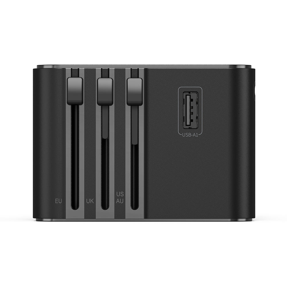 Wiwu Wi-UA006 Çoklu Universal TR/US/UK/AUS/EU Uyumlu Seyahat Şarj Adaptörü 45W