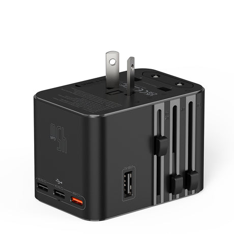 Wiwu Wi-UA006 Çoklu Universal TR/US/UK/AUS/EU Uyumlu Seyahat Şarj Adaptörü 45W