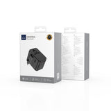 Wiwu Wi-UA006 Çoklu Universal TR/US/UK/AUS/EU Uyumlu Seyahat Şarj Adaptörü 45W
