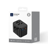 Wiwu Wi-UA012 Çoklu Universal TR/US/UK/AUS/EU Uyumlu Seyahat Şarj Adaptörü 12W