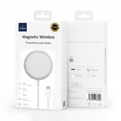 Wiwu Wi-W009 Interstellar 15W Hızlı Şarj Özellikli M-safe PD Wireless Şarj Aleti