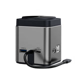 Wiwu Wi-W025 9in1 M-safe Şarj Özellikli Type-C Hub PD 100W USB 3.0 SD/TF HDMI RJ45