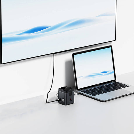 Wiwu Wi-W025 9in1 M-safe Şarj Özellikli Type-C Hub PD 100W USB 3.0 SD/TF HDMI RJ45