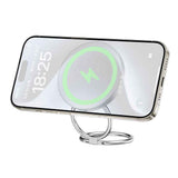 Wiwu Wi-W027 Standlı Hızlı ve M-safe Şarj Özellikli Kablosuz Şarj Aleti 15W