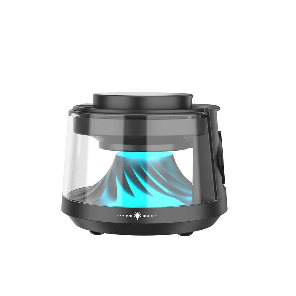 Wiwu Wi-W039 5in1 Kablosuz Şarj Standı Ambiyans Işıklı Bluetooth Speaker Hoparlör Özellikli 15W