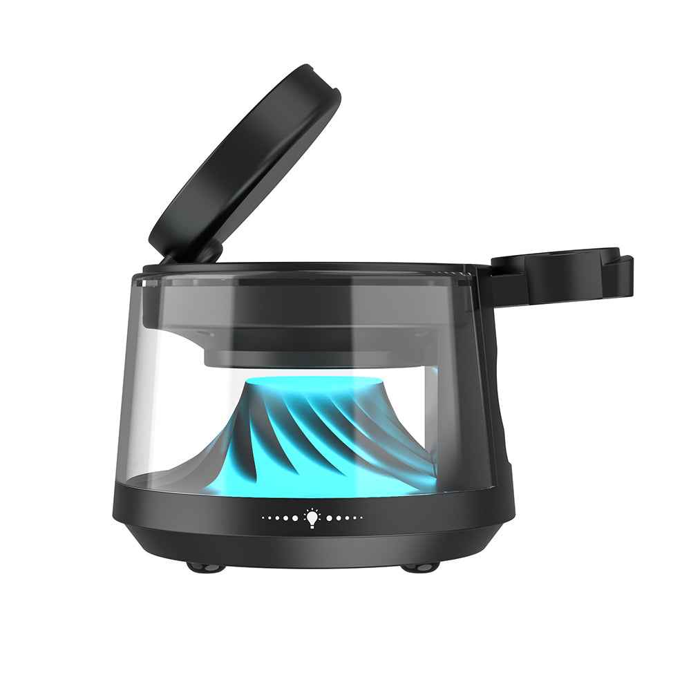 Wiwu Wi-W039 5in1 Kablosuz Şarj Standı Ambiyans Işıklı Bluetooth Speaker Hoparlör Özellikli 15W