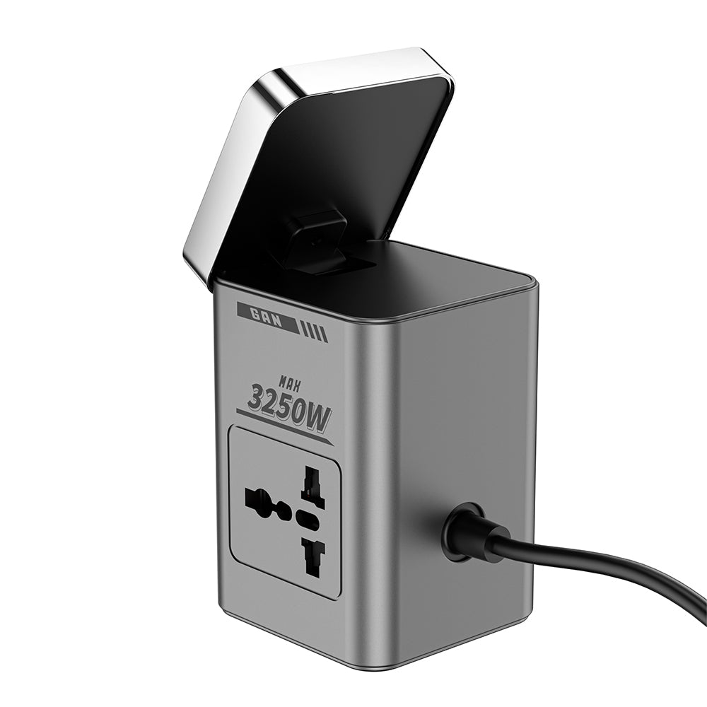Wiwu Wi-W040 Telefon & Akıllı Saat & Kulaklık İçin GaN 65W 8in1 Şarj İstasyonu
