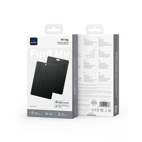 Wiwu WT-07 iTag iOS Find My Destekli Kartlık Tasarımlı Kaybolmaya Karşı GPS Akıllı Takip Cihazı