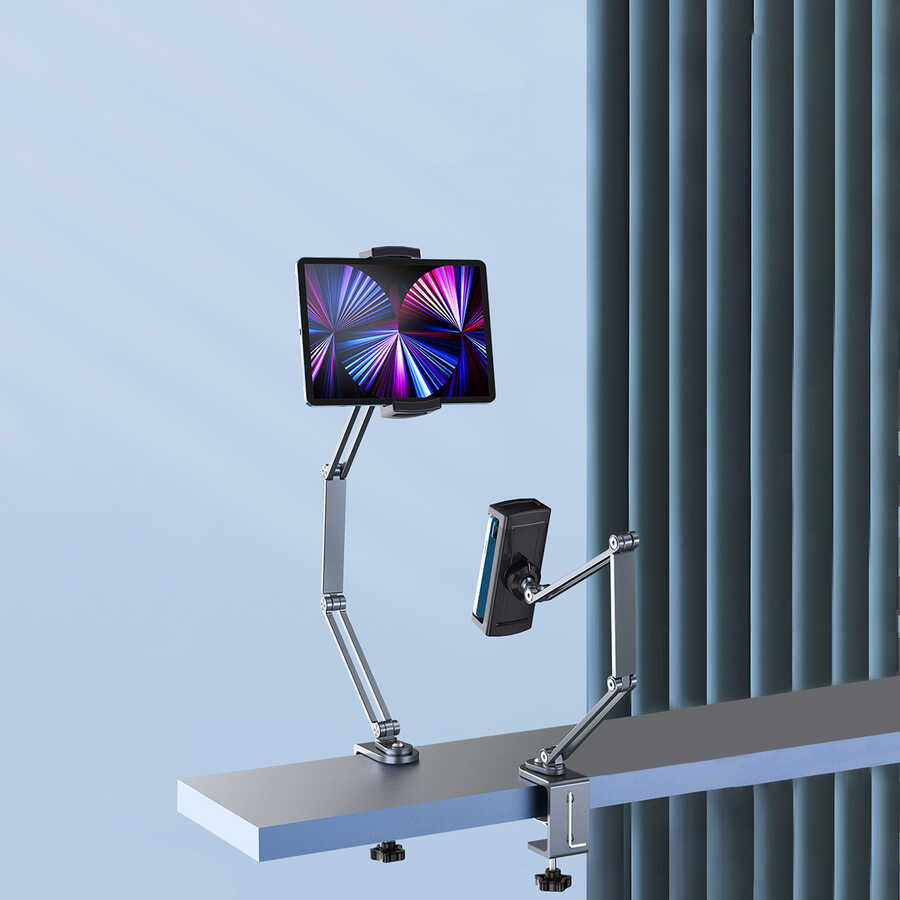 Wiwu ZM310 Ayarlanabilir Oynar Başlıklı Masa Tablet ve Telefon Tutucu