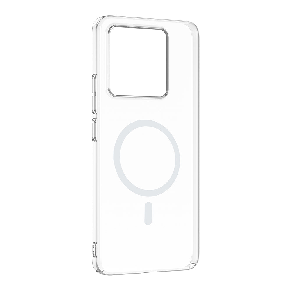 Xiaomi 14T Kamera Korumalı M-Safe Şarj Özellikli Şeffaf Zore London Sert PC Kapak