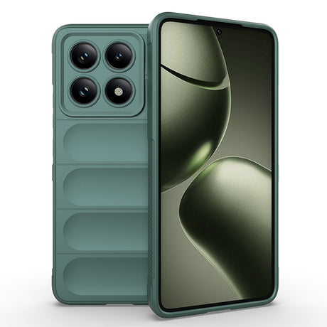 Xiaomi 14T Kılıf Esnek TPU Oyuklu Arka Yüzey Tasarımlı Zore Etnik Silikon Kapak