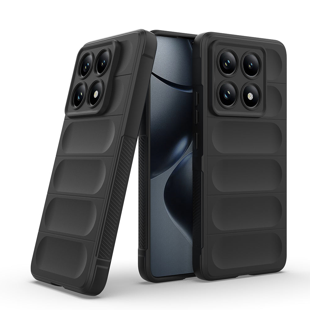 Xiaomi 14T Pro Kılıf Esnek TPU Oyuklu Arka Yüzey Tasarımlı Zore Etnik Silikon Kapak