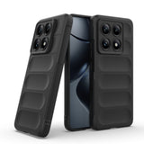 Xiaomi 14T Pro Kılıf Esnek TPU Oyuklu Arka Yüzey Tasarımlı Zore Etnik Silikon Kapak