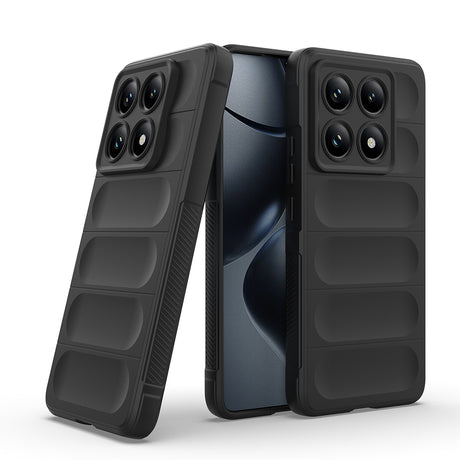 Xiaomi 14T Pro Kılıf Esnek TPU Oyuklu Arka Yüzey Tasarımlı Zore Etnik Silikon Kapak