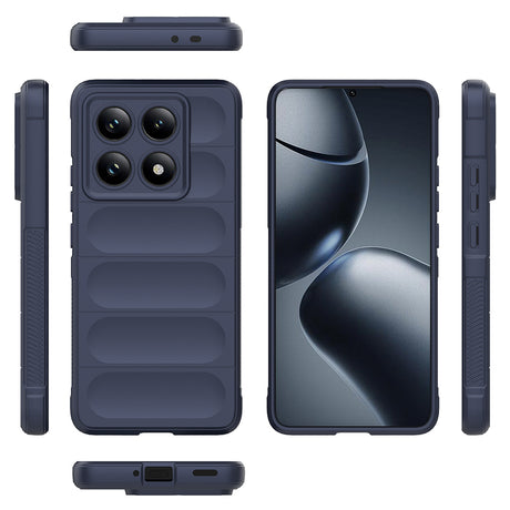 Xiaomi 14T Pro Kılıf Esnek TPU Oyuklu Arka Yüzey Tasarımlı Zore Etnik Silikon Kapak