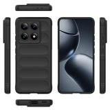 Xiaomi 14T Pro Kılıf Esnek TPU Oyuklu Arka Yüzey Tasarımlı Zore Etnik Silikon Kapak