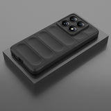 Xiaomi 14T Pro Kılıf Esnek TPU Oyuklu Arka Yüzey Tasarımlı Zore Etnik Silikon Kapak