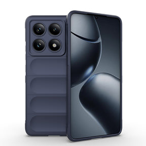 Xiaomi 14T Pro Kılıf Esnek TPU Oyuklu Arka Yüzey Tasarımlı Zore Etnik Silikon Kapak