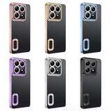 Xiaomi 14T Pro Kılıf Kamera Korumalı Logo Gösteren Zore Omega Kapak