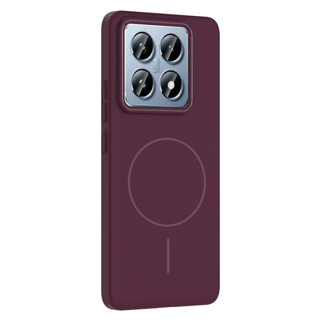 Xiaomi 14T Pro Kılıf M-safe Şarj Özellikli Zore Ruby Sert Kapak