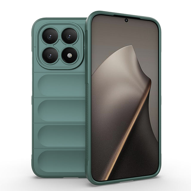 Xiaomi 15T Kılıf Esnek TPU Oyuklu Arka Yüzey Tasarımlı Zore Etnik Silikon Kapak