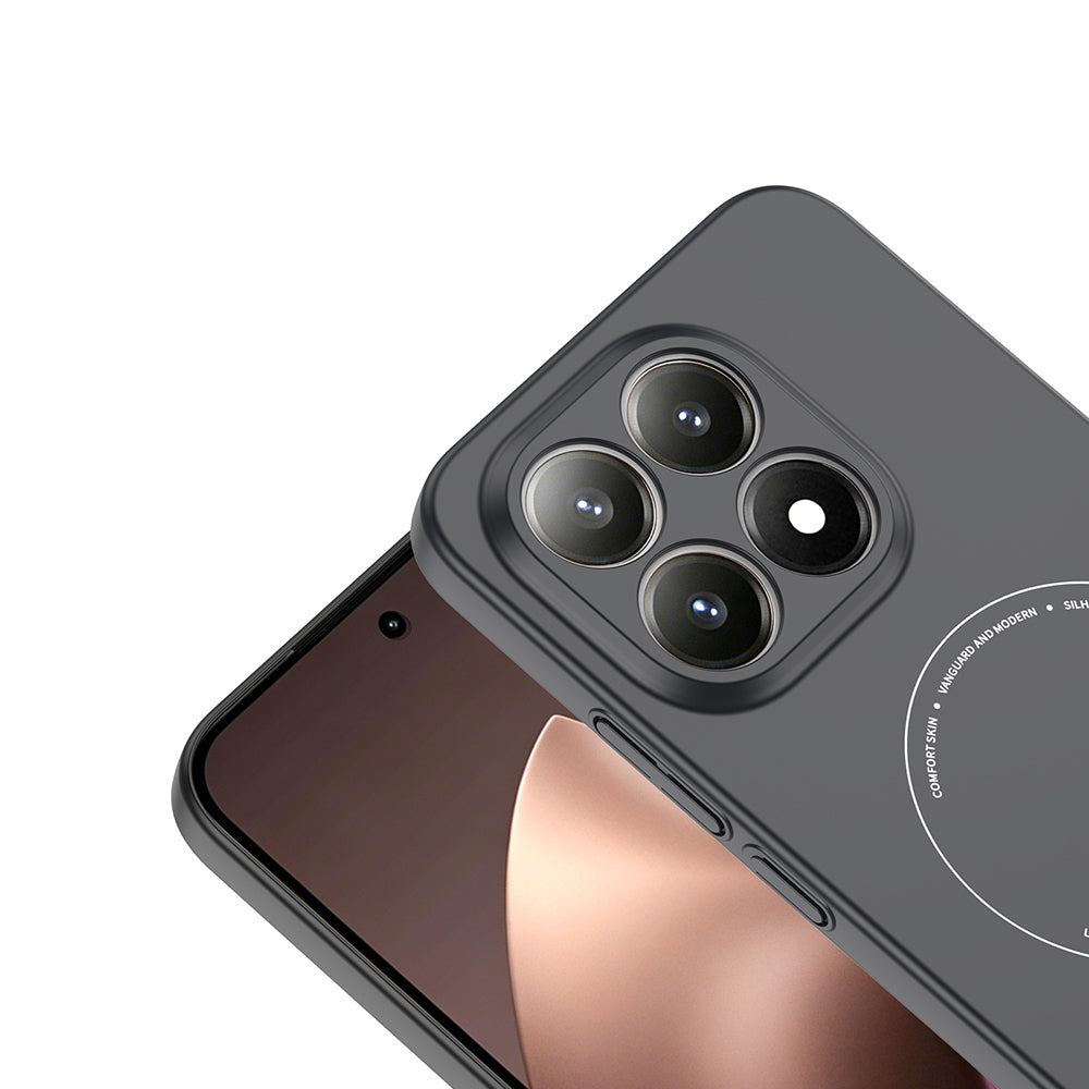 Xiaomi 15T Kılıf M-Safe Şarj Özellikli Kamera Korumalı Zore Elio Sert PC Kapak