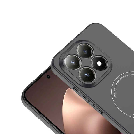 Xiaomi 15T Kılıf M-Safe Şarj Özellikli Kamera Korumalı Zore Elio Sert PC Kapak