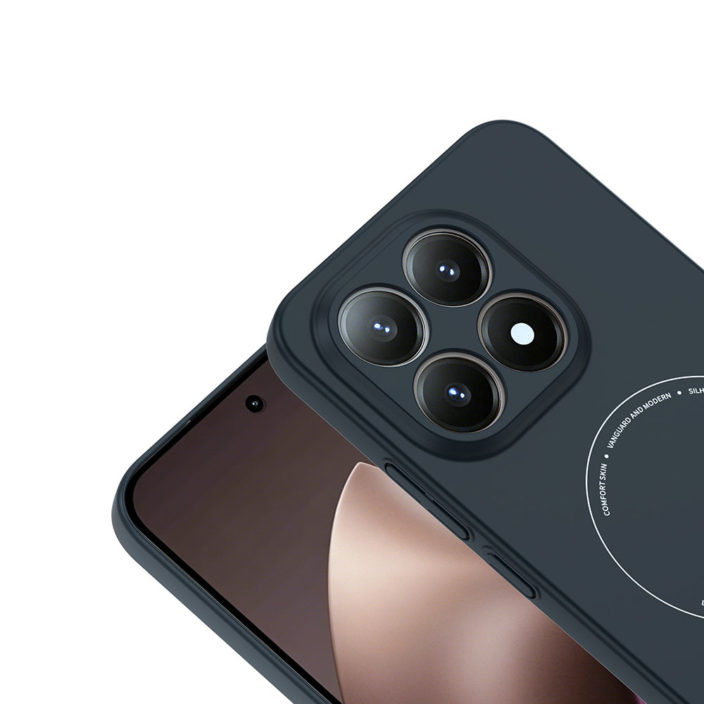 Xiaomi 15T Kılıf M-Safe Şarj Özellikli Kamera Korumalı Zore Elio Sert PC Kapak