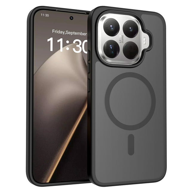 Xiaomi 15T Pro Kılıf Sert PC Arka Yüzey Wireless Şarj Özellikli Zore Flet M-safe Kapak