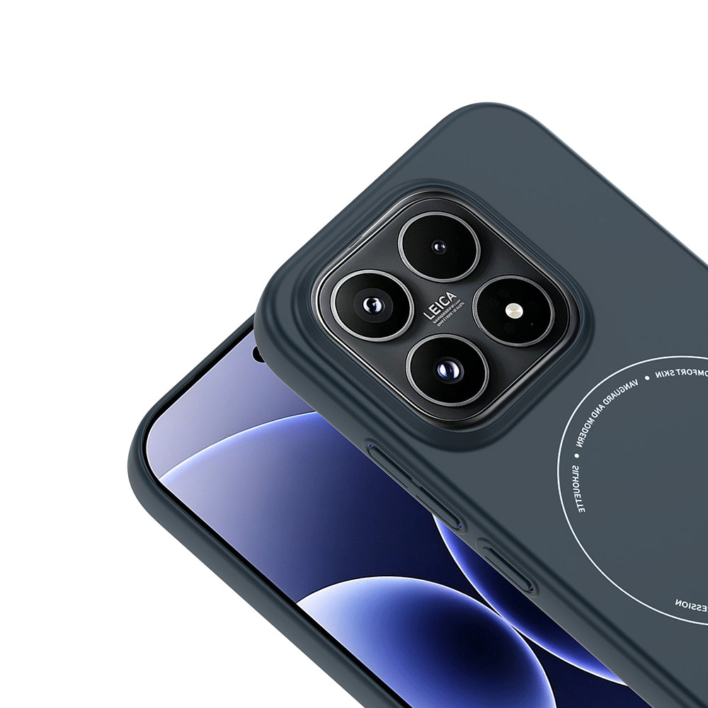 Xiaomi 17 Kılıf M-Safe Şarj Özellikli Kamera Korumalı Zore Elio Sert PC Kapak