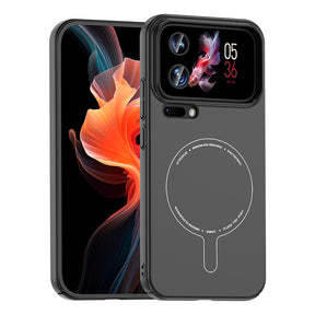 Xiaomi 17 Pro Kılıf M-Safe Şarj Özellikli Kamera Korumalı Zore Elio Sert PC Kapak