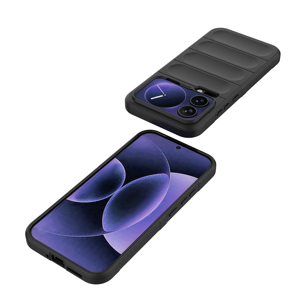 Xiaomi 17 Pro Max Kılıf Esnek TPU Oyuklu Arka Yüzey Tasarımlı Zore Etnik Silikon Kapak