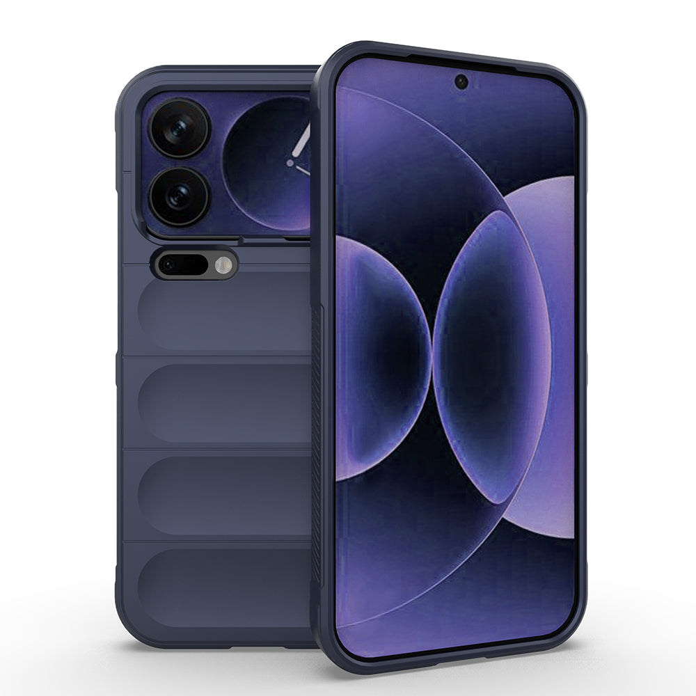 Xiaomi 17 Pro Max Kılıf Esnek TPU Oyuklu Arka Yüzey Tasarımlı Zore Etnik Silikon Kapak