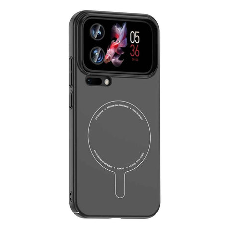 Xiaomi 17 Pro Max Kılıf M-Safe Şarj Özellikli Kamera Korumalı Zore Elio Sert PC Kapak