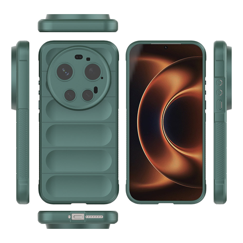 Xiaomi 17 Ultra Kılıf Esnek TPU Oyuklu Arka Yüzey Tasarımlı Zore Etnik Silikon Kapak