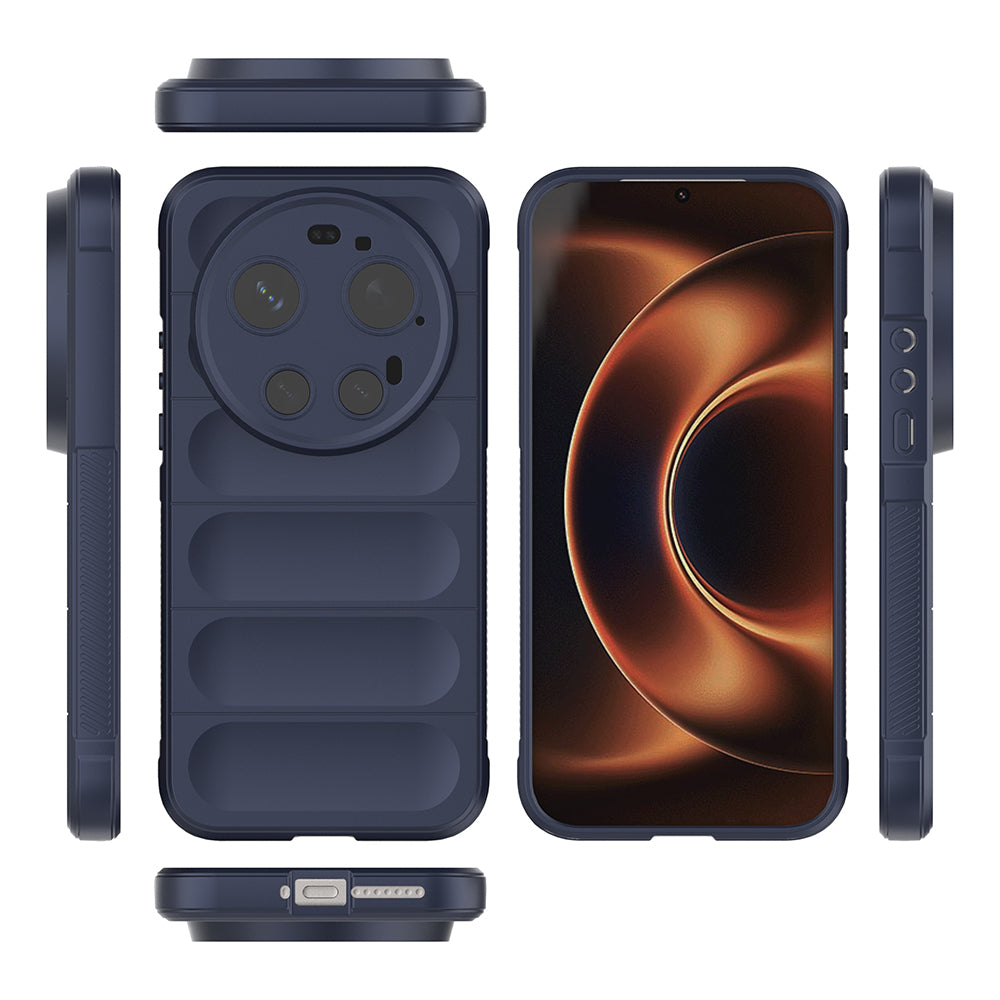 Xiaomi 17 Ultra Kılıf Esnek TPU Oyuklu Arka Yüzey Tasarımlı Zore Etnik Silikon Kapak