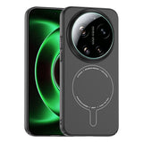 Xiaomi 17 Ultra Kılıf M-Safe Şarj Özellikli Kamera Korumalı Zore Elio Sert PC Kapak