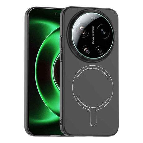 Xiaomi 17 Ultra Kılıf M-Safe Şarj Özellikli Kamera Korumalı Zore Elio Sert PC Kapak