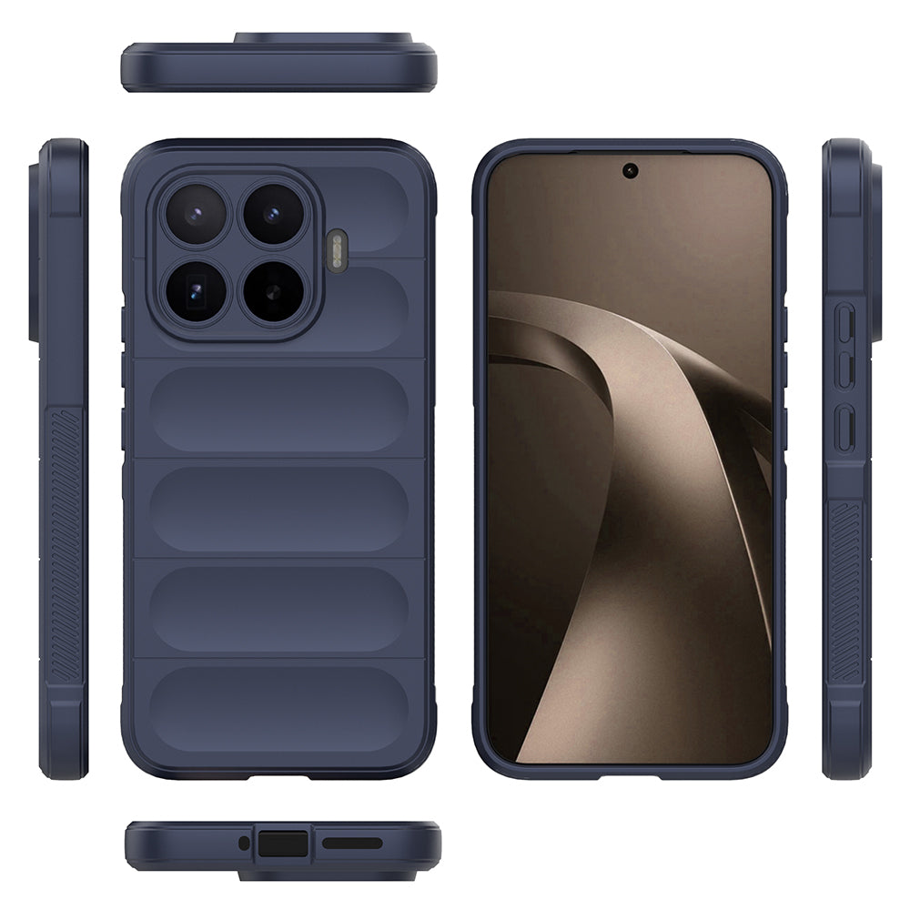 Xiaomi 17T Kılıf Esnek TPU Oyuklu Arka Yüzey Tasarımlı Zore Etnik Silikon Kapak