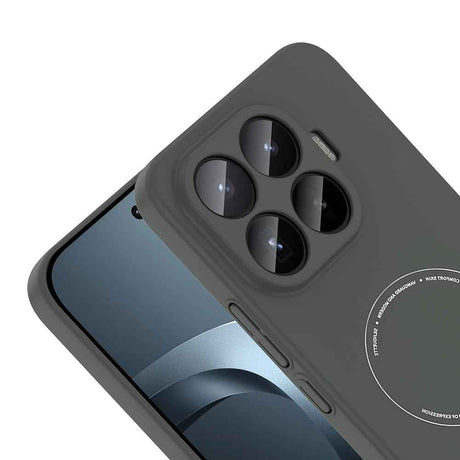 Xiaomi 17T Kılıf M-Safe Şarj Özellikli Kamera Korumalı Zore Elio Sert PC Kapak