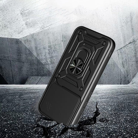 Xiaomi 17T Kılıf Magnetik Standlı Kamera Korumalı Zore Sürgülü Vega Kapak